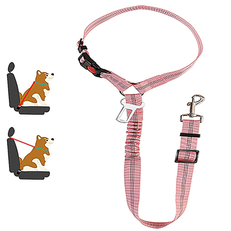 PupSecure™ 2-in-1 Dog Car Seat Belt with Headrest Restraint